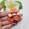 Load image into Gallery viewer, 365 Mei Lee 1 Clay Doll for Bow-Center, Jewelry Charms, Accessories, and More