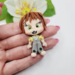 Load image into Gallery viewer, 193 Ellie UP Clay Doll for Bow-Center, Jewelry Charms, Accessories, and More