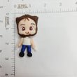 Load image into Gallery viewer, 593 Wolverine Clay Doll for Bow-Center, Jewelry Charms, Accessories, and More