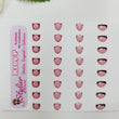 Load image into Gallery viewer, Adhesive Resin Mouth for Clays Multicolor STY R109 P (SM) 80 Units