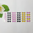 Load image into Gallery viewer, Adhesive Resin Sunglasses for Clays Multicolor STY O009 3cm (SM) 25 Units