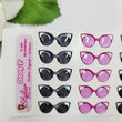 Load image into Gallery viewer, Adhesive Resin Sunglasses for Clays Multicolor STY O009 3cm (SM) 25 Units