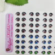 Load image into Gallery viewer, Adhesive Resin Eyes for Clays Multicolor STY R107 PP (X-SM) 64Pairs