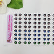 Load image into Gallery viewer, Adhesive Resin Eyes for Clays Multicolor STY R107 PP (X-SM) 64Pairs