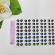Load image into Gallery viewer, Adhesive Resin Eyes for Clays Multicolor STY R107 P (SM) 64Pairs