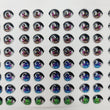 Load image into Gallery viewer, Adhesive Resin Eyes for Clays Multicolor STY R107 P (SM) 64Pairs