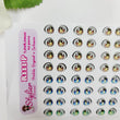 Load image into Gallery viewer, Adhesive Resin Eyes for Clays Multicolor STY R111 P (SM) 64Pairs
