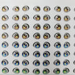 Load image into Gallery viewer, Adhesive Resin Eyes for Clays Multicolor STY R111 P (SM) 64Pairs