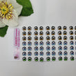 Load image into Gallery viewer, Adhesive Resin Eyes for Clays Multicolor STY R114 P (SM) 49 Pairs