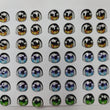 Load image into Gallery viewer, Adhesive Resin Eyes for Clays Multicolor STY R114 P (SM) 49 Pairs