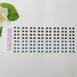 Load image into Gallery viewer, Adhesive Resin Eyes for Clays Multicolor STY R120 P (SM) 64 Pairs