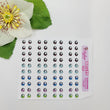 Load image into Gallery viewer, Adhesive Resin Eyes for Clays Multicolor STY R014 (X-SM - PP) 40Pairs