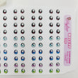 Load image into Gallery viewer, Adhesive Resin Eyes for Clays Multicolor STY R014 (X-SM - PP) 40Pairs