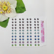Load image into Gallery viewer, Adhesive Resin Eyes for Clays Multicolor STY R014 (X-SM - PP) 40Pairs
