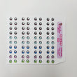 Load image into Gallery viewer, Adhesive Resin Eyes for Clays Multicolor STY R014 (X-SM - PP) 40Pairs