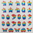 Load image into Gallery viewer, Adhesive Resin POP IT Combo for Clays Multicolor 1.5cm (SM) 27 Units