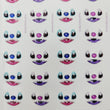 Load image into Gallery viewer, Adhesive Resin Eyes for Clays - Stitch MINI 0,7 cm 40 Pairs