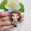 Load image into Gallery viewer, 607 Lisa Simpsons Clay Doll for Bow-Center, Jewelry Charms, Accessories, and More