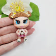Load image into Gallery viewer, 612 Lolitta Clay Doll for Bow-Center, Jewelry Charms, Accessories, and More