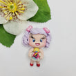 Load image into Gallery viewer, 614 Hazzle Clay Doll for Bow-Center, Jewelry Charms, Accessories, and More
