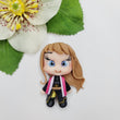 Load image into Gallery viewer, 616 Anna Clay Doll for Bow-Center, Jewelry Charms, Accessories, and More