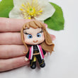 Load image into Gallery viewer, 616 Anna Clay Doll for Bow-Center, Jewelry Charms, Accessories, and More