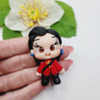 Load image into Gallery viewer, 621 Nairobi 2 Clay Doll for Bow-Center, Jewelry Charms, Accessories, and More