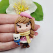 Load image into Gallery viewer, 622 Paris 2 Clay Doll for Bow-Center, Jewelry Charms, Accessories, and More