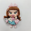 Load image into Gallery viewer, 623 Tammy Clay Doll for Bow-Center, Jewelry Charms, Accessories, and More