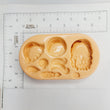 Load image into Gallery viewer, MD #76 Hair Styles 6 Silicone Mold