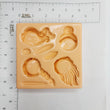 Load image into Gallery viewer, MD #77 Hair Styles 5 Silicone Mold