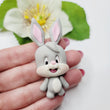 Load image into Gallery viewer, 641 Pernalonga Clay Doll for Bow-Center, Jewelry Charms, Accessories, and More