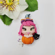 Load image into Gallery viewer, 651 Roxyn Clay Doll for Bow-Center, Jewelry Charms, Accessories, and More