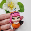 Load image into Gallery viewer, 651 Roxyn Clay Doll for Bow-Center, Jewelry Charms, Accessories, and More