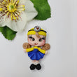Load image into Gallery viewer, 653 Miniona 2 Clay Doll for Bow-Center, Jewelry Charms, Accessories, and More