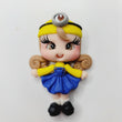 Load image into Gallery viewer, 653 Miniona 2 Clay Doll for Bow-Center, Jewelry Charms, Accessories, and More