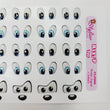 Load image into Gallery viewer, Adhesive Resin Eyes & Mouth for Clays Multicolor R127 P (SM) Toy 20 UNITS