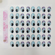 Load image into Gallery viewer, Adhesive Resin Eyes for Clays Multicolor R129 P (SM) Toy 24 Pairs
