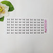 Load image into Gallery viewer, Adhesive Resin Eyes for Clays Multicolor R132 PP (X-SM) 60 Pairs