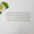Load image into Gallery viewer, Adhesive Resin Eyes for Clays Multicolor R130 PP (X-SM) 60 Pairs