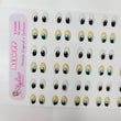Load image into Gallery viewer, Adhesive Resin Eyes for Clays Multicolor R130 PP (X-SM) 60 Pairs