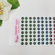 Load image into Gallery viewer, Adhesive Resin Eyes for Clays Multicolor R125 PP (X-SM) 64 Pairs