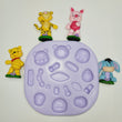 Load image into Gallery viewer, FNY #04 The Pooh & Team Silicone Mold