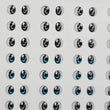 Load image into Gallery viewer, Adhesive Resin Eyes for Clays Multicolor STY R074 P 56Pairs