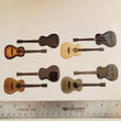 Load image into Gallery viewer, Adhesive Resin Guitars (4 set) 8 cm multicolor MNC