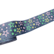 Load image into Gallery viewer, Embossed Gel Stars Grosgrain Ribbon - 1 1/2" (40mm) - 5 yards