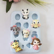 Load image into Gallery viewer, AJ #18 Mini Miudinhos Silicone Mold