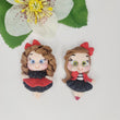 Load image into Gallery viewer, 112 Charlotte and Sophia Twins Clay Doll for Bow-Center, Jewelry Charms, Accessories, and More