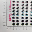 Load image into Gallery viewer, Adhesive Resin Eyes for Clays Multicolor STY R009 P 49Pairs