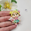 Load image into Gallery viewer, 464 Precious Tooth Fairy Clay Doll for Bow-Center, Jewelry Charms, Accessories, and More